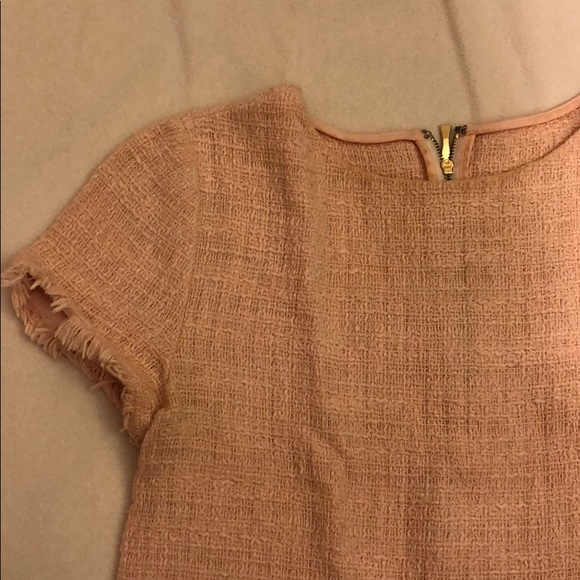 Pink textured tee blouse - Picture 3 of 6